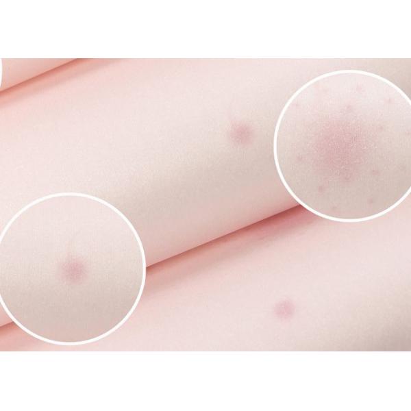 Eco - Friendly Light Pink Color Wallpaper For Children's Room Embossed Technology