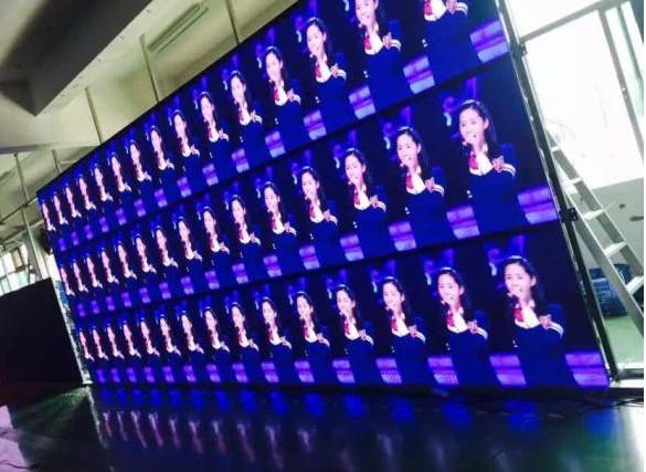 Indoor Rental LED Display Curtain Video Advertising And Stage Performence 500mm X 1000mm