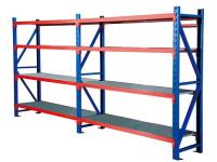 Steel Medium Duty Shelving , Light Duty Stackable Storage Racks For Garage Storage