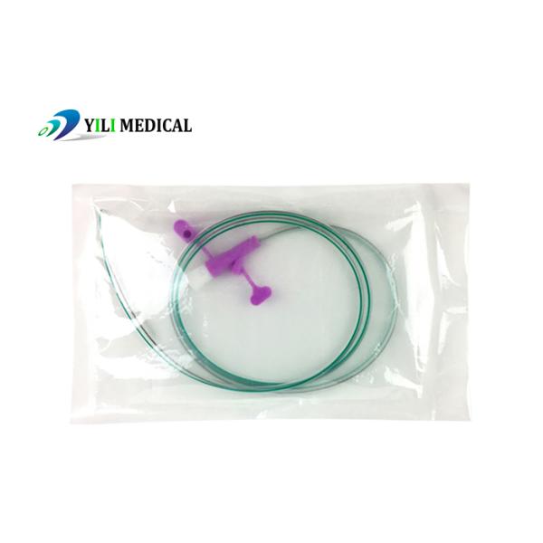 Nasogastric Enteral Feeding Tube Polyurethane TPU With Stylet Open Round Tip