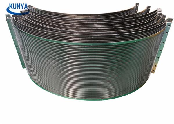 500um SS302 V Wire Screen Filter Stainless Steel Mesh Sieve Cylinder Johnson