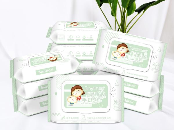 New Develop Design Pure Water Spunlace Non Woven Disposable Wet Wipes