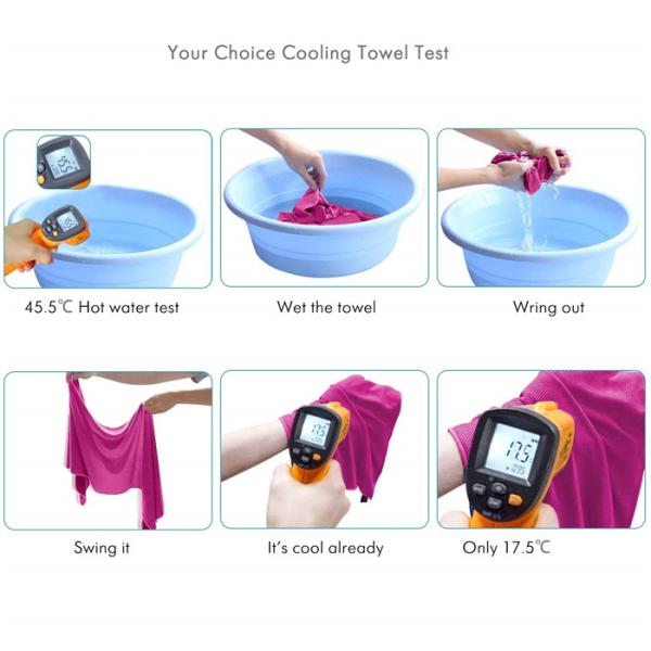 Soft Lightweight And Eco - friend Cooling Towel Instant Cool Towel for Sports Gym Yoga