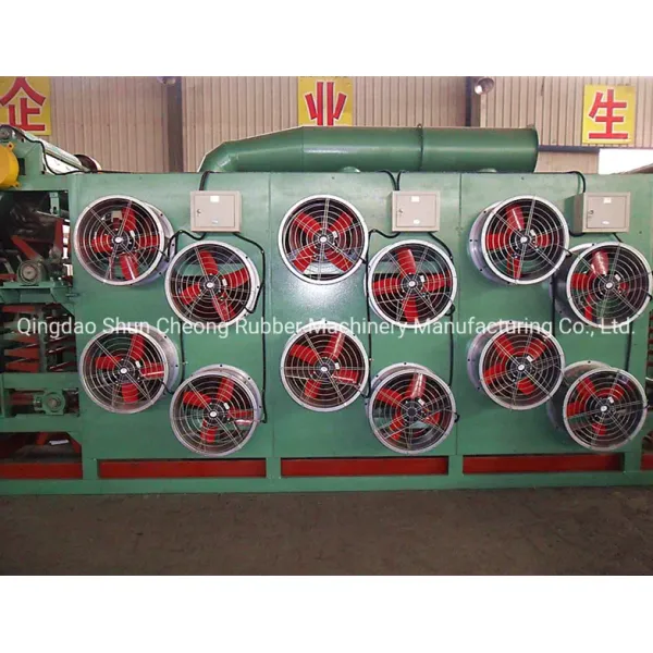 Automatic Grade Rubber Sheet Cooling Machine with 800mm Max. Rubber Sheet Width and 28.8 Kw Power