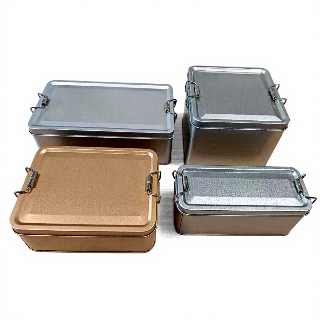 150x60x60mm Tiramisu Cake Tin Cans Metal Candy Dessert Fruit Tinplate Box