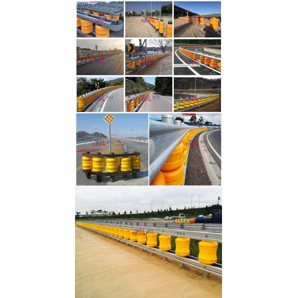 ПУ пенообразовательная/EVA автомагистраль используется для безопасности дорожного движения роликовый барьер Rolling Guardrail Road Traffic Safe