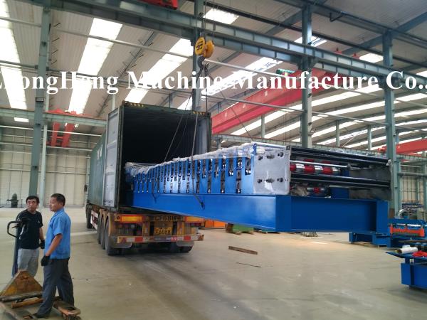 Double-corrugated Sheet Roofing Sheet Roll Forming Machine with protective cover