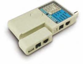 RJ11,RJ45,BNC,USB4 in 1 RJ11 RJ45 Network Cable Tester Data Center Accessories IEEE1394