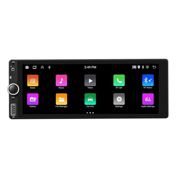 Creatall 6.86 Inch All-In-One Wireless Dashboard Carplay Smart Android GPS Navigation HD Reversing Image for Bluetooth