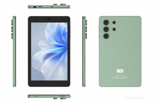 C idea Youth 8 Inch Tablet Android 13 con pantalla de luz azul, WiFi, 32GB + 64GB, 800*1280 IPS incell CM826