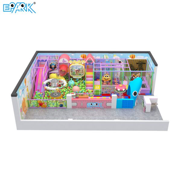 Commercial Indoor Playground Manufacturer for 84m² Play Center
