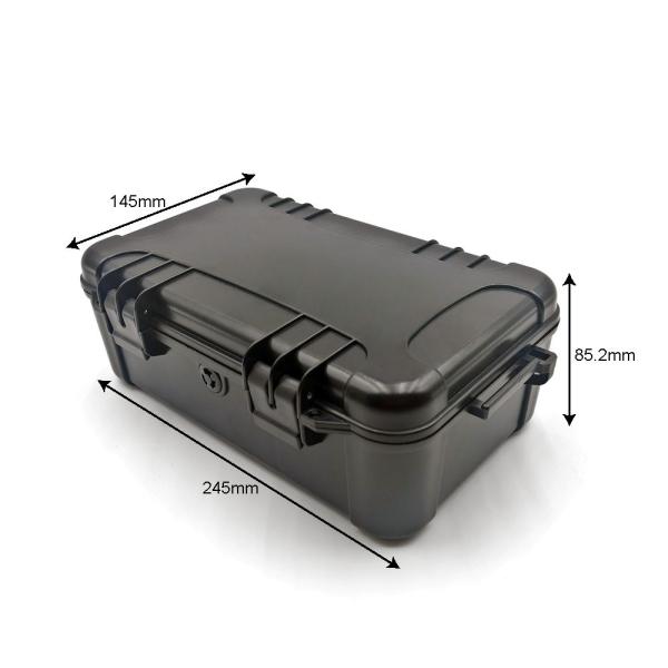 Medium Plastic Cigar Case High Durability And Rectangular Design