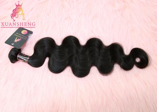 Black Virgin Indian Hair, Body Wave Hair Weave Bundle, Indian Hair Extension