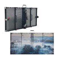 Série de cristal affichage LED extérieur transparent fixe P10.42-10.42mm