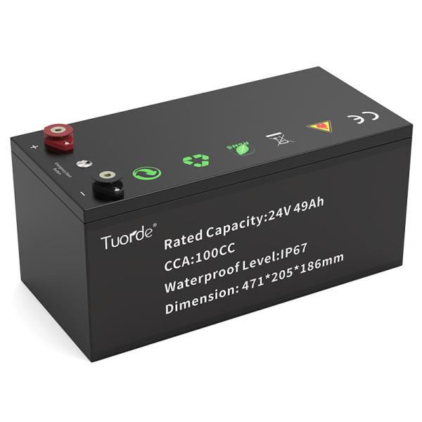 LTO Low Temperature 24V 49AH Truck Starter Battery With 20000 Cycle Life