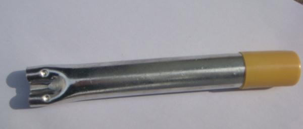 Double Entry Finned Condenser Aluminum Liquid Accumulator 24*203mm OD 1/4 