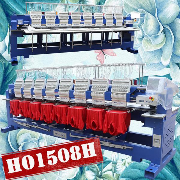 Like famous tajime embroidery machine HO1508H cap t-shirt flat 3d logo 1200 spm 8 heads embroidery machine for sale