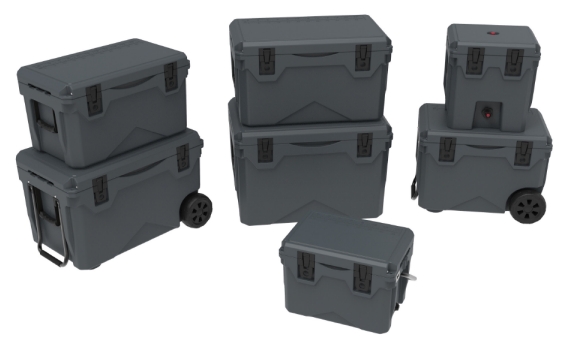 65QT Hot Sale Large Insulated Ice Cooler Box Plastic