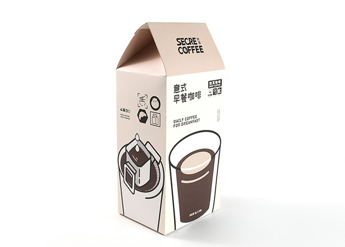 Выставочная витрина картона OEM изготовленная на заказ кладет Recyclable качество еды в коробку для кофе