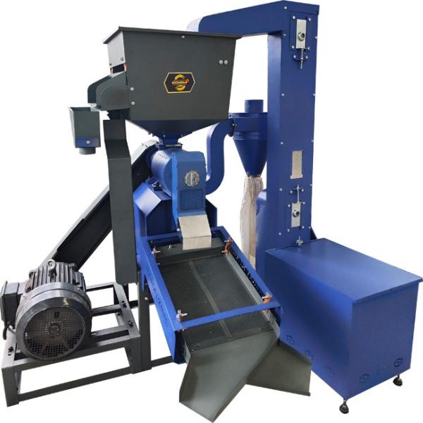 DONGYA AGRO 700-900KG moulin à riz commercial avec machine à ascenseur 20HP moteur électrique