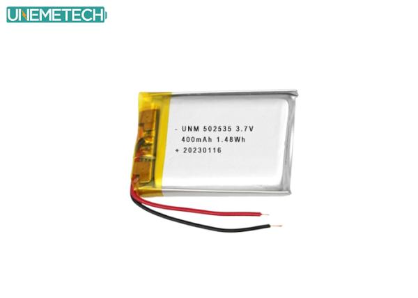 Li Polymer Battery Pack 502535 400mAh 3.7V battery for Electronic Appliances