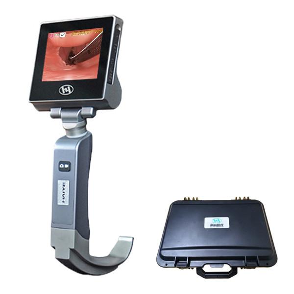 3 Inch Screen Surgical Endoscope Intubation Video Laryngoscope FOV 72 Degree