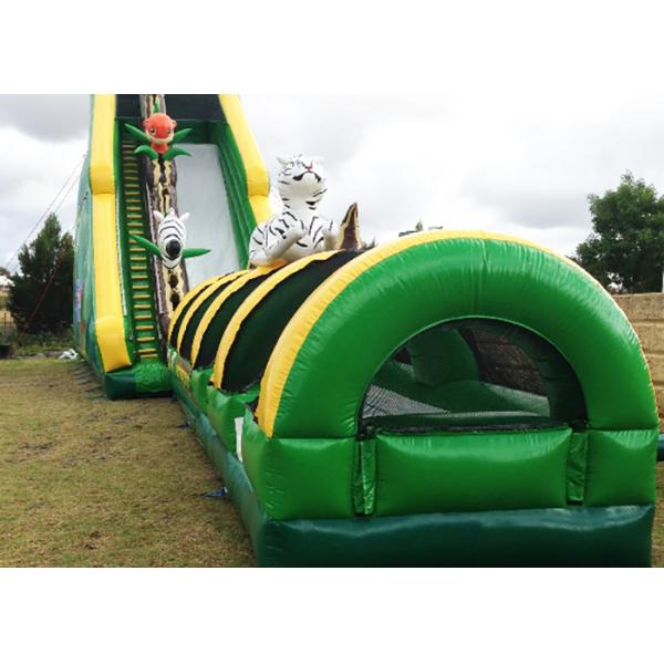 Hot commercial jungle inflatable slide for sale