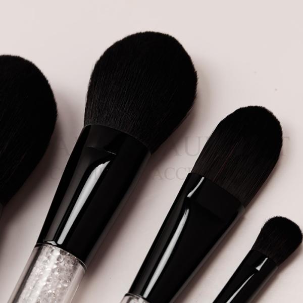 8pcs High End Makeup Brush Set 18.5cm Aluminum Tube Acrylic Handle
