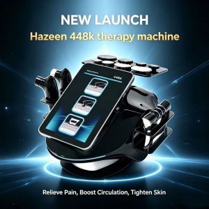 Hazeen 448K Tecar Monopolar RF Physiotherapy Machine Tensamax Diathermy Therapeutic Equipment for Clinic