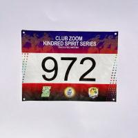 Numéros d'identification de compétition personnalisés Épaisseur 0,5 mm Couleur PANTONE Course à vélo Marathon Numéro Bibs