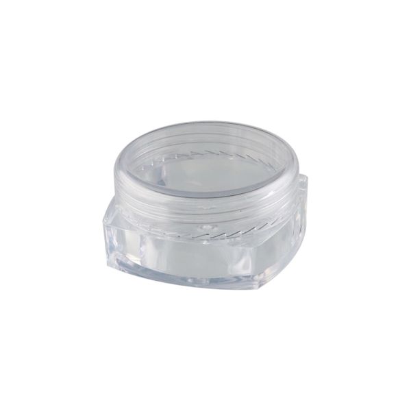 3g 5g Small Capacity Different Types PS Plastic Cream Jar Sample Container Suitable