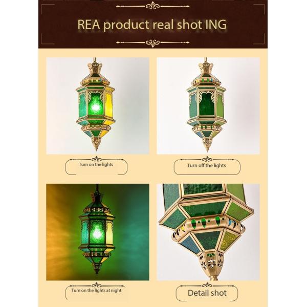 Exotic Middle Antique Copper Chandelier Copper Lantern Pendant Light