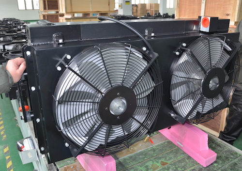 Vacuum Brazed Aluminum bar & plate fin heat exchanger with water cooler