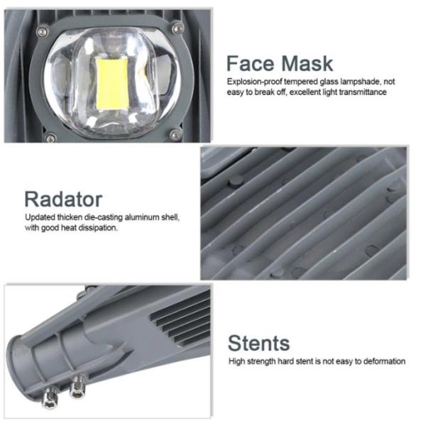 Remote Control 100W 14AH Solar LED Street Lights