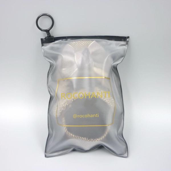 Sachets en plastique givrés de serrure de fermeture éclair de joint pour l'emballage de détail cosmétique de jouets de sous-vêtements de vêtements