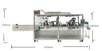 Indústrias elétricas pequenas automáticas do alimento de petisco da máquina de embalagem da caixa da caixa