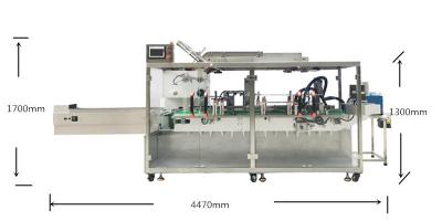 Indústrias elétricas pequenas automáticas do alimento de petisco da máquina de embalagem da caixa da caixa