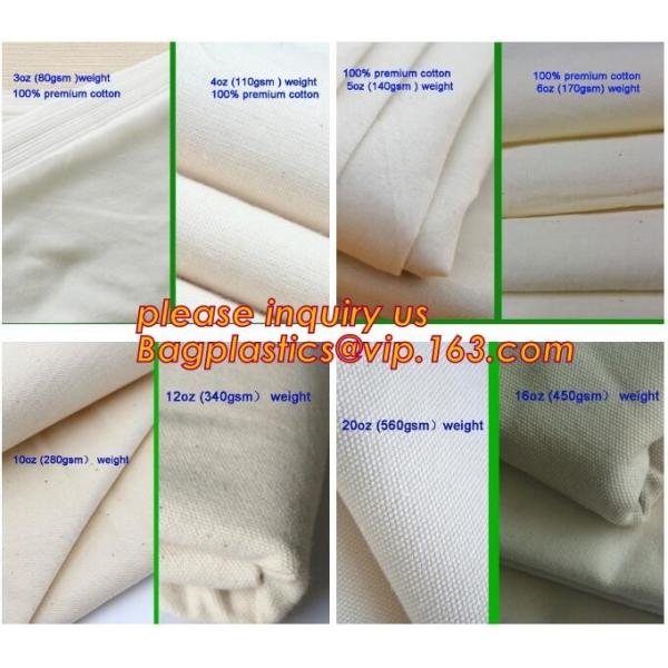 Promotional Cotton Canvas Drawstring Small Recycle Packaging Bag / Pouches,Logo Natural Cloth Small 100% Cotton Drawstri