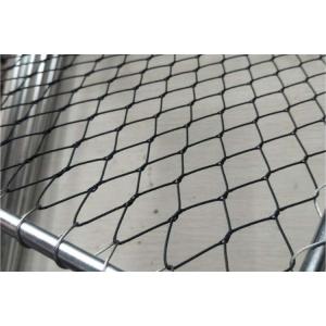 Ferruled Heavy Duty Stainless Steel rope mesh fence Anti Rust 1.5mm Wire