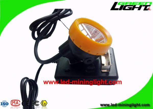 7.8Ah Explosion Proof Miners Helmet Light  Underground With Silicon Button Cap