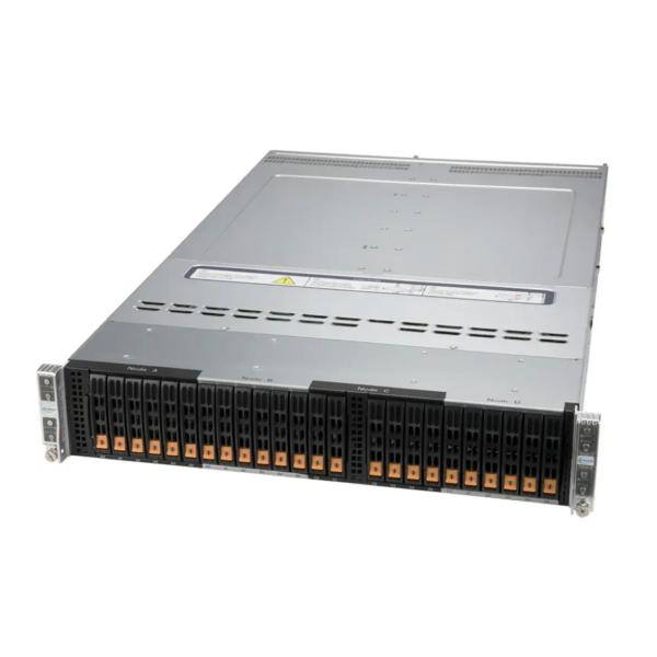 Supermicro Twin Server SYS-220BT-HNTR X12 Bigtwin 4 2 Nodes 2u Rack With 16G Memory