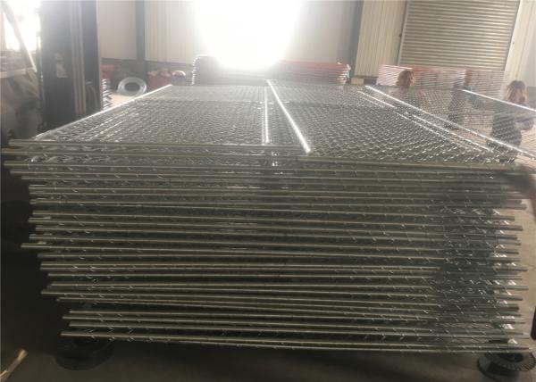 6 foot x 12 foot chain mesh temporary fence panels mesh  2 x 2  x 11.5 gauge wire chain wire temporary fence
