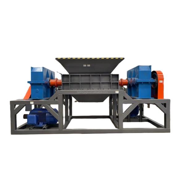 Fully Automatic Scrap Aluminum Metal Double Shaft Shredder for 4000kg Customer Demand