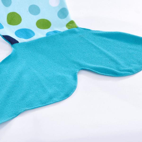 Beach Towel Animal Tail Blanket Summer Polyester Wearable Mermaid Sleeping Bag