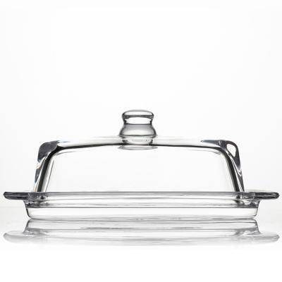 China Wholesale Factory Price High Quality Clear Butter Dish Set