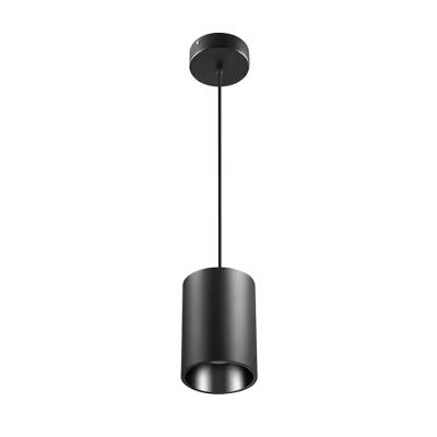 Aluminum Cylinder LED Track Light Round Surface Downlight Hanging Linear Pendant Lights