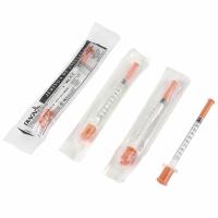 Seringa descartável da insulina das agulhas 0.3ml 0.5ml 1ml da eletrólise médica