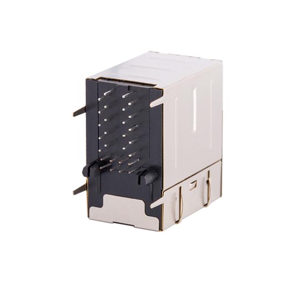 DGKYD21B083DC2A4D 2X1 conector RJ45 de dupla porta, filtro integrado de 100 Mbps, tomada de porta da rede de comunicação