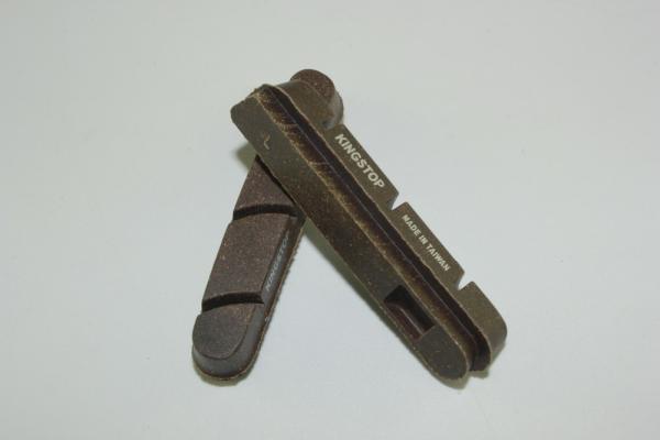 brown Color brake pads replacement for carbon road bike wheel cork wood material shiman &campygnolo cassette body