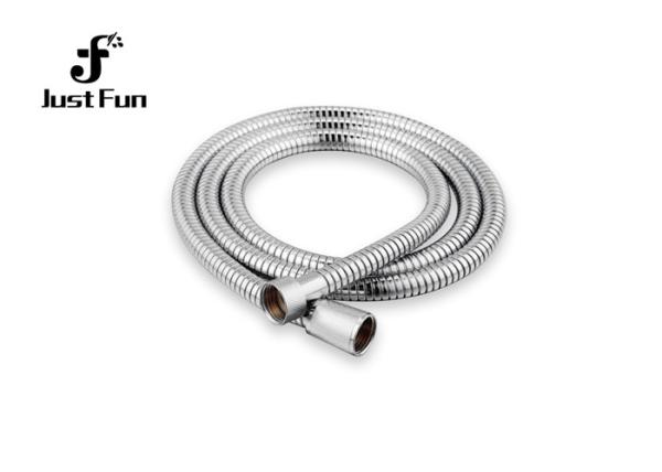 Stainless Steel Bathroom Shower Hose , Chrome Plated Shower Hose Long Service Life